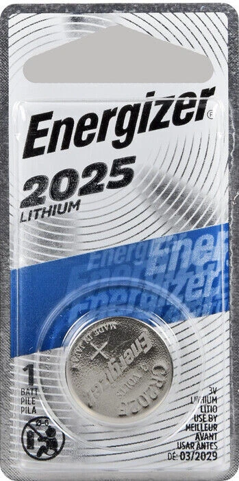Energizer 2025 Batteries 3V Lithium ECR2025BP use in watches and calculators - Image 3 of 4