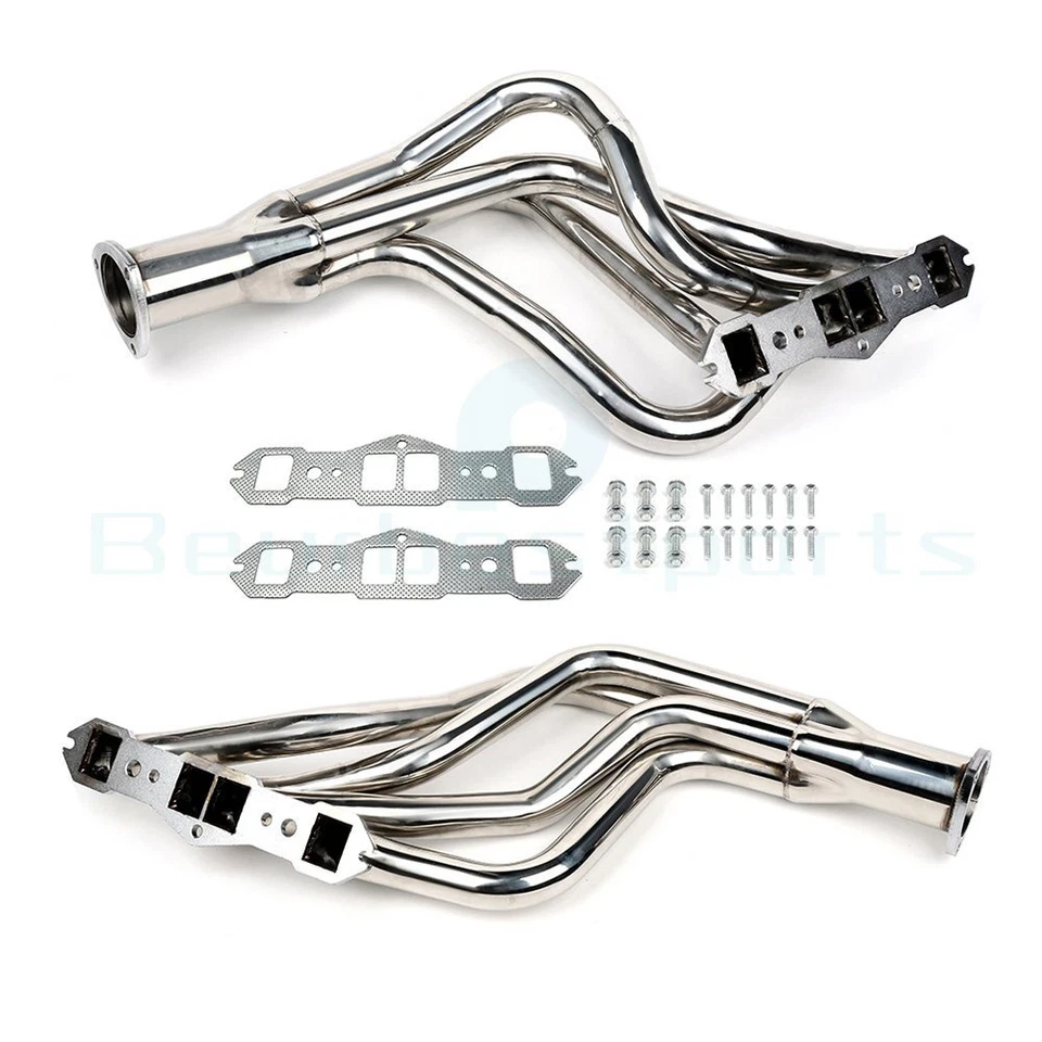 STAINLESS STEEL HEADER MANIFOLD EXHAUST FOR 65-74 OLDS 442/CUTLASS/DELTA 88 - Image 3 of 4