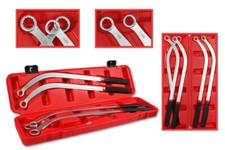 Set 5 Pezzi Chiavi tendicinghia Poligonali Curve per Puleggia 13 15 16 17 19mm 