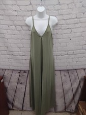 Oufeiya Ladies Dress, Green, Size Large 