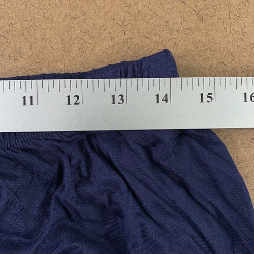 24seven Women's Size 1X Navy Blue Lightweight Wide Leg Lounge Pants New - Picture 4 of 7