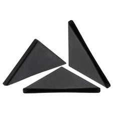 uxcell 20Pcs Plastic Corner Protectors 2x50mm Right Angle Shape 2x50mm, Black