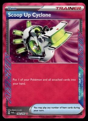 Scoop Up Cyclone 162/167 ACE SPEC Rare Twilight Masquerade Pokemon Near Mint