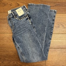 Abercrombie  Fitch Kids Girls Jeans 13/14 Low Rise Bootcut Jean NWT