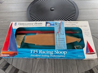 Tippecanoe Boat Kit Model T15 Racing Sloop Sailboat Assembly Kit Line From Shore