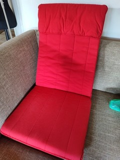 Ersatz Polster rot für Ikea Poäng Sessel sehr guter Zustand