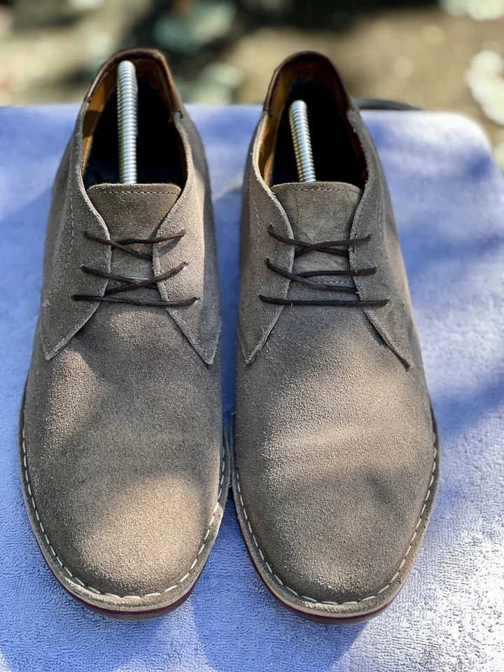 Botas chukka de gamuza Kenneth Cole para hombre talla 11 tostado claro  Foto 4 de 4