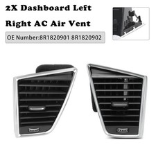 2PCS Left + Right Dashboard Air Vent Für Audi Q5 SQ5 8R1820901 8R1820902