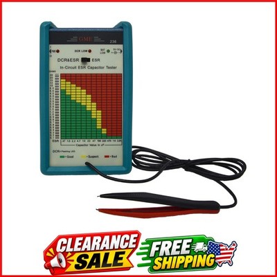Professional in-Circuit ESR Capacitor Tester, Capacitance ESR Meter, Designed...