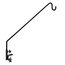 43 In. Metal Adjustable Heavy Duty Extensible Deck Hook for Hanging Bird Feeders