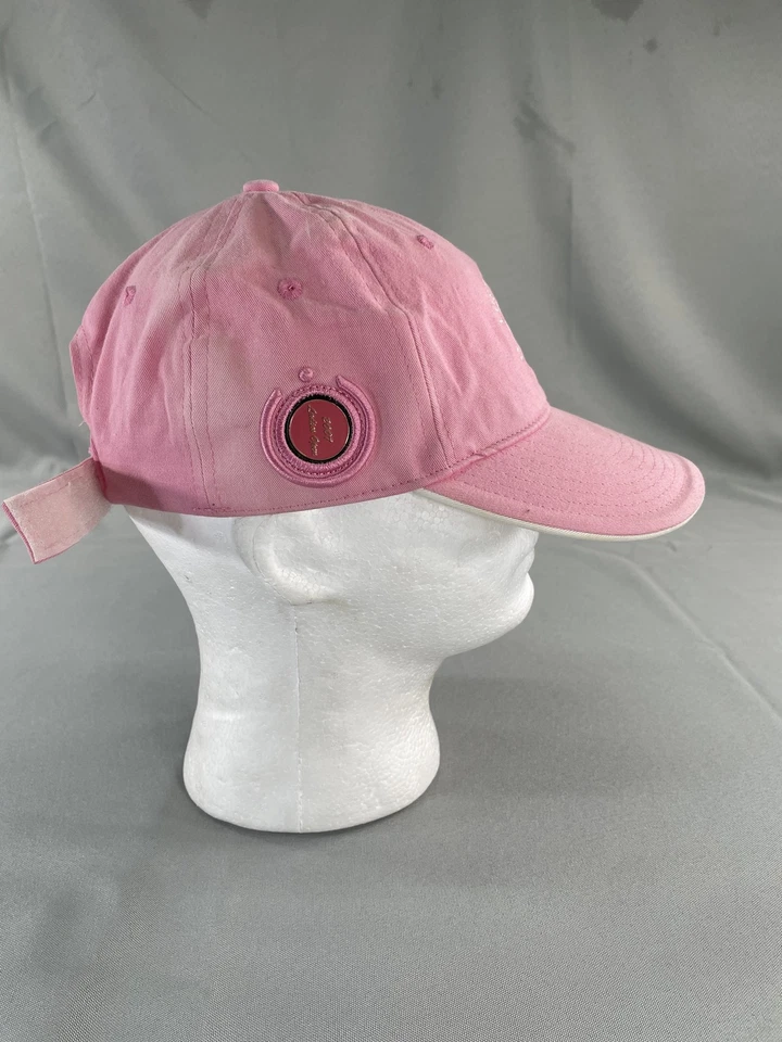 Gorra de club de golf Tustin Ranch con correa trasera rosa 2007 damas golf abierto Foto 4 de 4