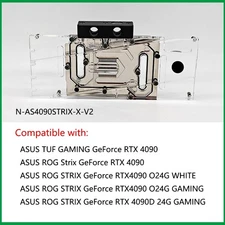 Granzon GPU Water Block For ASUS TUF GAMING RTX 4090 / RTX4090 ROG Strix