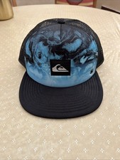 Quiksilver Hat Blue Wave Surf Snapback Trucker Cap OSFA