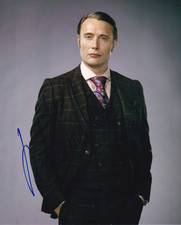 MADS MIKKELSEN signed autograph 20x25cm HANNIBAL in person autograph ACOA