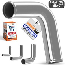 90° Edelstahl Bogen V2A Ø 13-200mm 1.4301 Edelstahlrohr SS304 Schlauch Rohrbogen