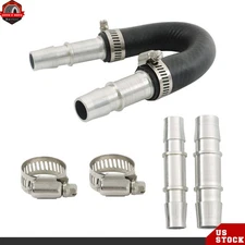 626-001 Upgrade Aluminum Engine Heater Core Bypass Kit w/ 5/8" 3/4" Hose