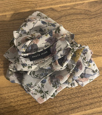 HAUTE HIJAB Women's Floral Chiffon Headscarf Lightweight