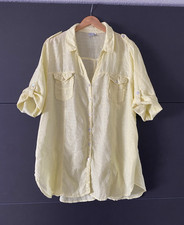 Liberty Damen Bluse Basic gelb Gr. 3XL 3/4 Ä...