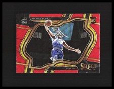 2022-23 Ochai Agbaji Rookie Card Select Courtside Red Wave Prizm #289 Utah Jazz. rookie card picture