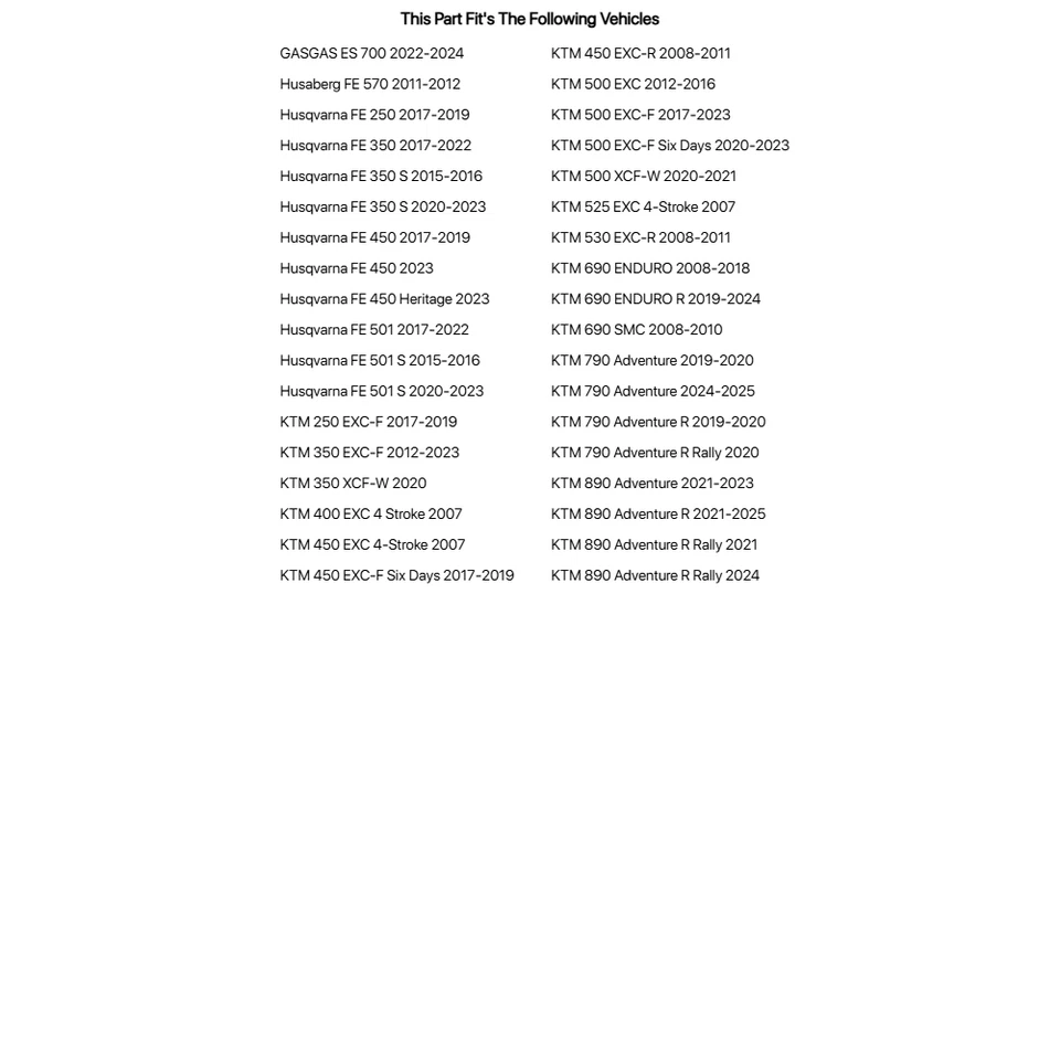 Tusk Slim Fit Control Switch For Husqvarna FE 350 2017-2022 - Image 2 of 2