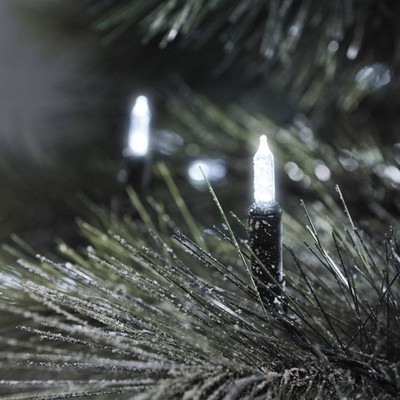 Konstsmide Weihnachtsbeleuchtung  LED Minilichterkette 80 kaltweiße Dioden