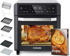 Air Fryer Oven,12L Large Capacity with 1800W Powerful Dual Heating,11-in-1 Rotis