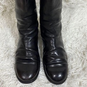 Bottines Homme Guidi Cuir Noir Zippées - Taille 42 (EU) / US 9 - Occasion état Correct