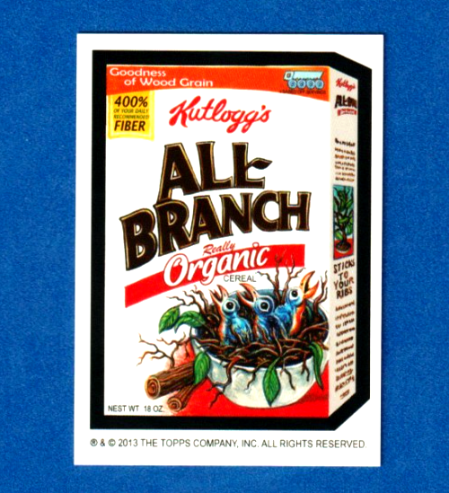 2012 Topps Wacky Packages Series 9 Artist Bio Card 