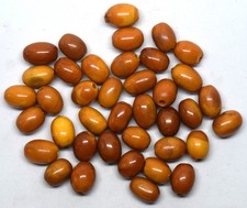 Antique Natural Baltic Butterscotch Amber Beads Loose Stones 14.54 grams