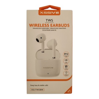 XSSIVE TWS Wireless Earbuds Bluetooth 5.3 Kopfhörer Neu OVP Weiß