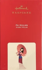 Hallmark Christmas Ornament Disney Princess Fa Mulan 2020 Parasol New in Box K2