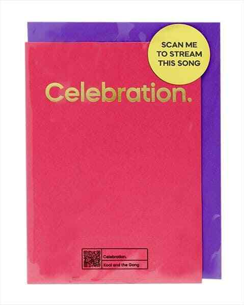 Kool and The Gang ""Celebration"" Card - Music Gift - Music Playing Card