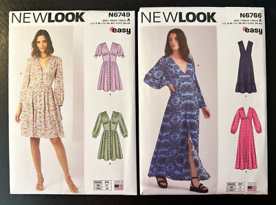 New Look N6749 &/or N6766 (Sizes: 6-16 / 8-18) Dresses