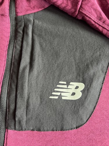 New Balance Heat Grid Half Zip Men’s 2XL Dark Ember Heat Purple XXL - Picture 6 of 14