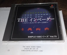 Simple 1500 Series Vol. 73 Space Invaders  PS1 Japan Import NTSC-J PLEASE READ!!