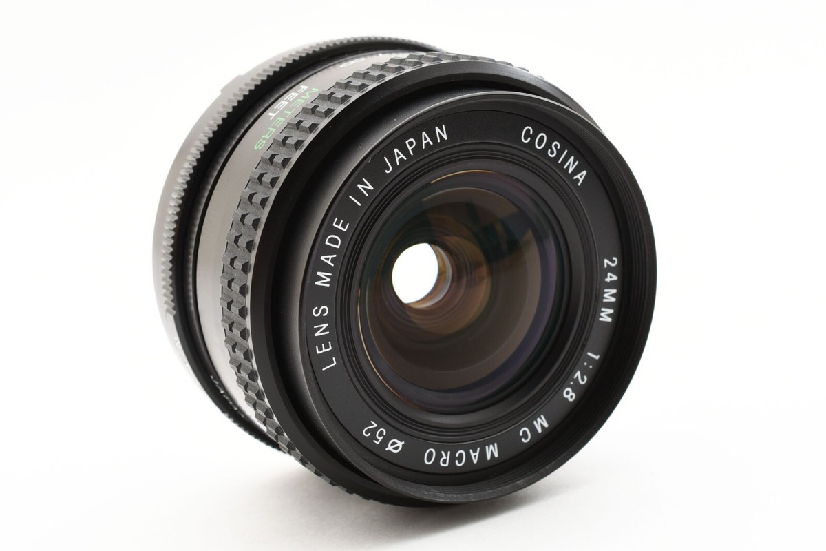MINT w/Cap] COSINA 24mm f/2.8 MC MACRO Lens for Nikon Ai-s From