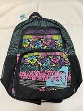 Roxy Quiksilver Logo Backpack Brand New 18  X 15  X 4.5  
