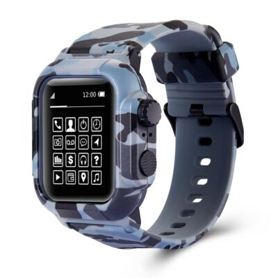 Waterproof Spot Case with Band Strap For Apple Watch iWatch Series 8 7 6 5 4 SE