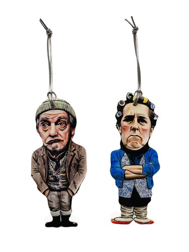 Last of the Summer Wine Christmas Tree Decorations - Set of 2 - Afbeelding 1 van 4