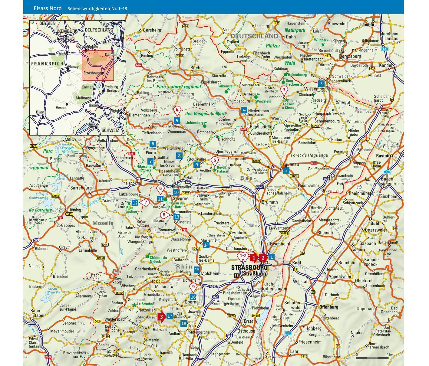 Thumbnail - Adac Reiseführer Elsass | Robin Daniel Frommer | Deutsch | Taschenbuch