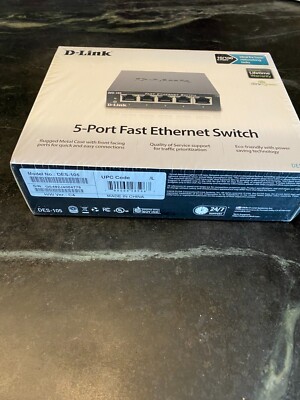 D-Link  DES (DES-105) 5-Ports External Switch