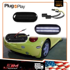 For 98-05 Beetle Smoked White LED Rear Side Marker Parking Corner Signal Lights