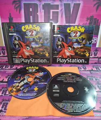   CRASH BANDICOOT 2 SLIM BOX SONY PS1 PSX PAL ITA CIB TOP SCES-00967