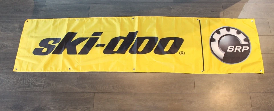 Ski Doo Banner Flag Big 2x8 feet Bombardier Snowmobile Artic Motorsports - Image 4 of 4
