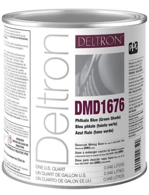 #ad Dmd1676 Ppg Deltron NXT 1 Quart Blue Tint Toner Free Shipping $170.00