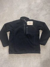 NEW BANDED Copper Canyon Fleece Half ZIP JACKET Large B1230012 Zip Front Pocket