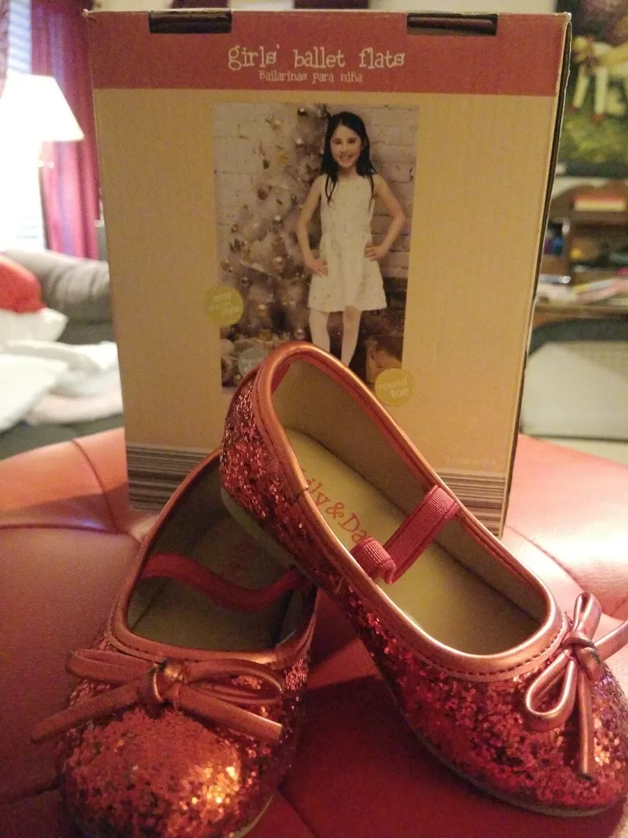 Lily Dan Ballet Flats Red Toddler Size 5 6 W box eBay