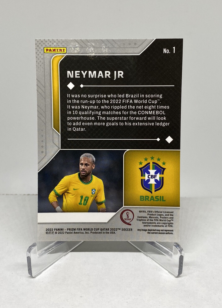 2022 Panini Prizm FIFA World Cup NEYMAR JR Scorers Club 2022 Panini Prizm FIFA World Cup NEYMAR JR Scorers Club