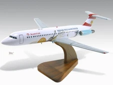 BAC 111 Austrian Airlines Wiener Philharmoniker Desk Wood Model Large 1/72