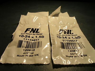 (12) #10-24 x 1.5D UNC 18-8 S/S Free Running Wire Insert
